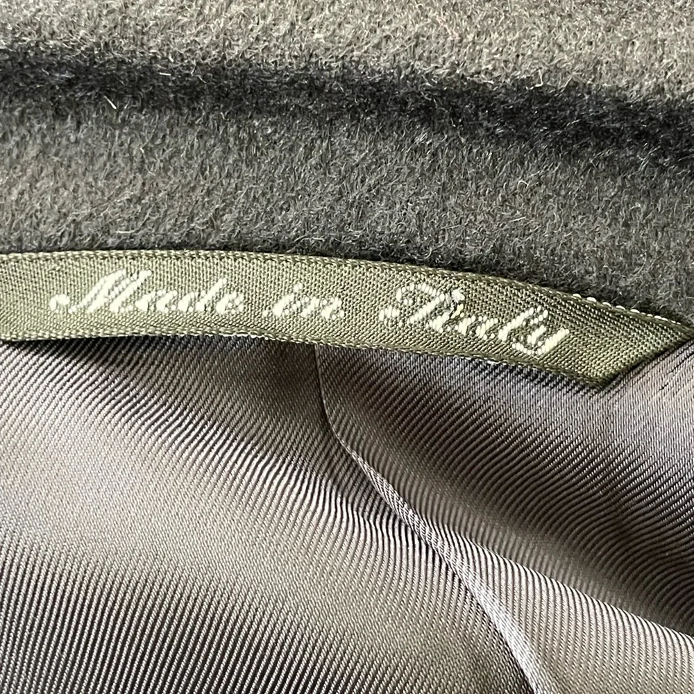 CANALI 100% CASHMERE BLACK 2 BTN SINGLE BREASTED JACKET  54L ITALY
